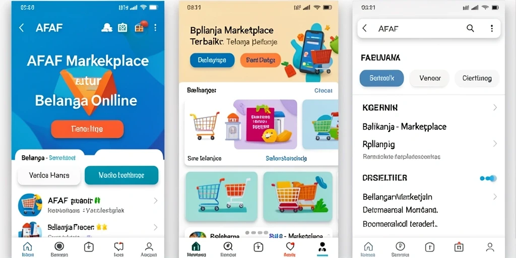 Tampilan aplikasi AFAF dengan antarmuka yang bersih dan mudah digunakan.