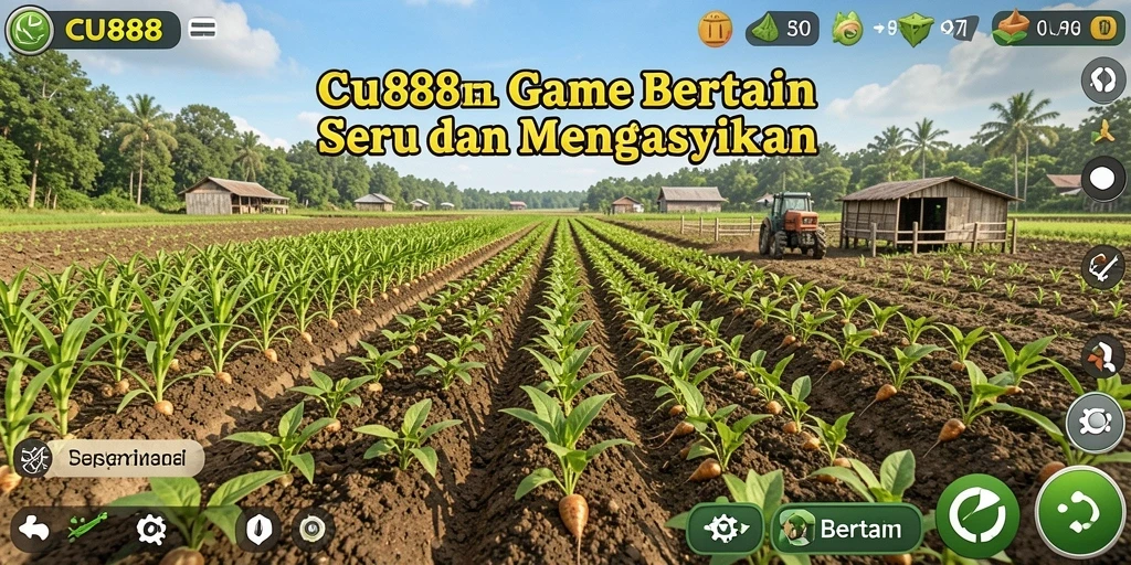 Tampilan antarmuka permainan CU888 yang menarik dan fungsional.