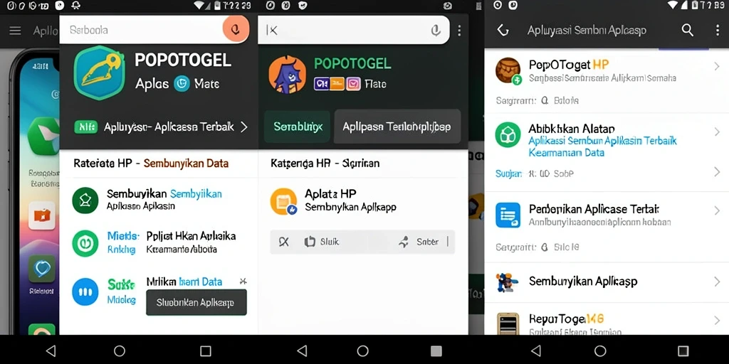 Tampilan antarmuka pengguna POPOTOGEL yang sederhana dan fungsional.