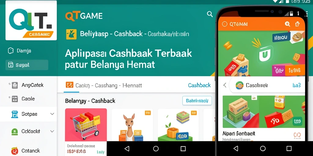 Tampilan antarmuka QTGAME yang sederhana dan fungsional.