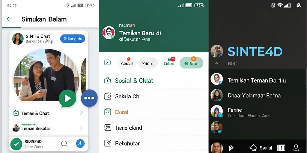 Tampilan antarmuka SINTE4D yang modern dan menarik.